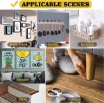 Double Sided Tape Heavy Duty,1.2" x 120", Removable Nano Adhesive Mounting Tape for Walls, Reusable Tough Adhesive Strips Sticky Tape, Transparent Poster Tape Wall Tape for Picture Carpet Decoration - Image 5